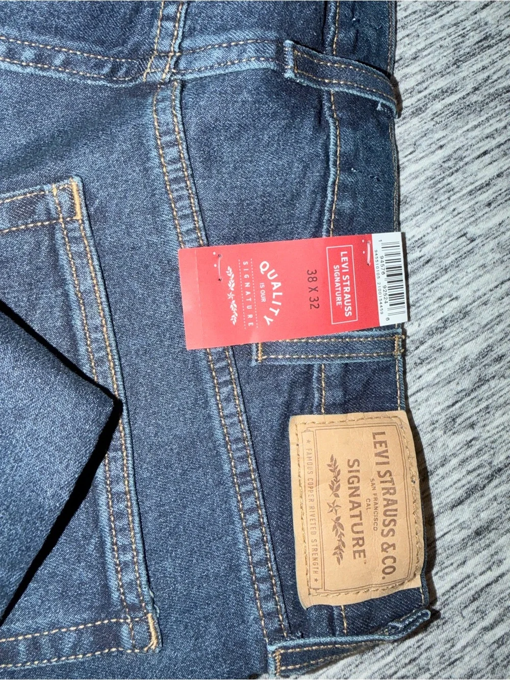 Levi's Men's Dark Indigo Slim Straight Jeans